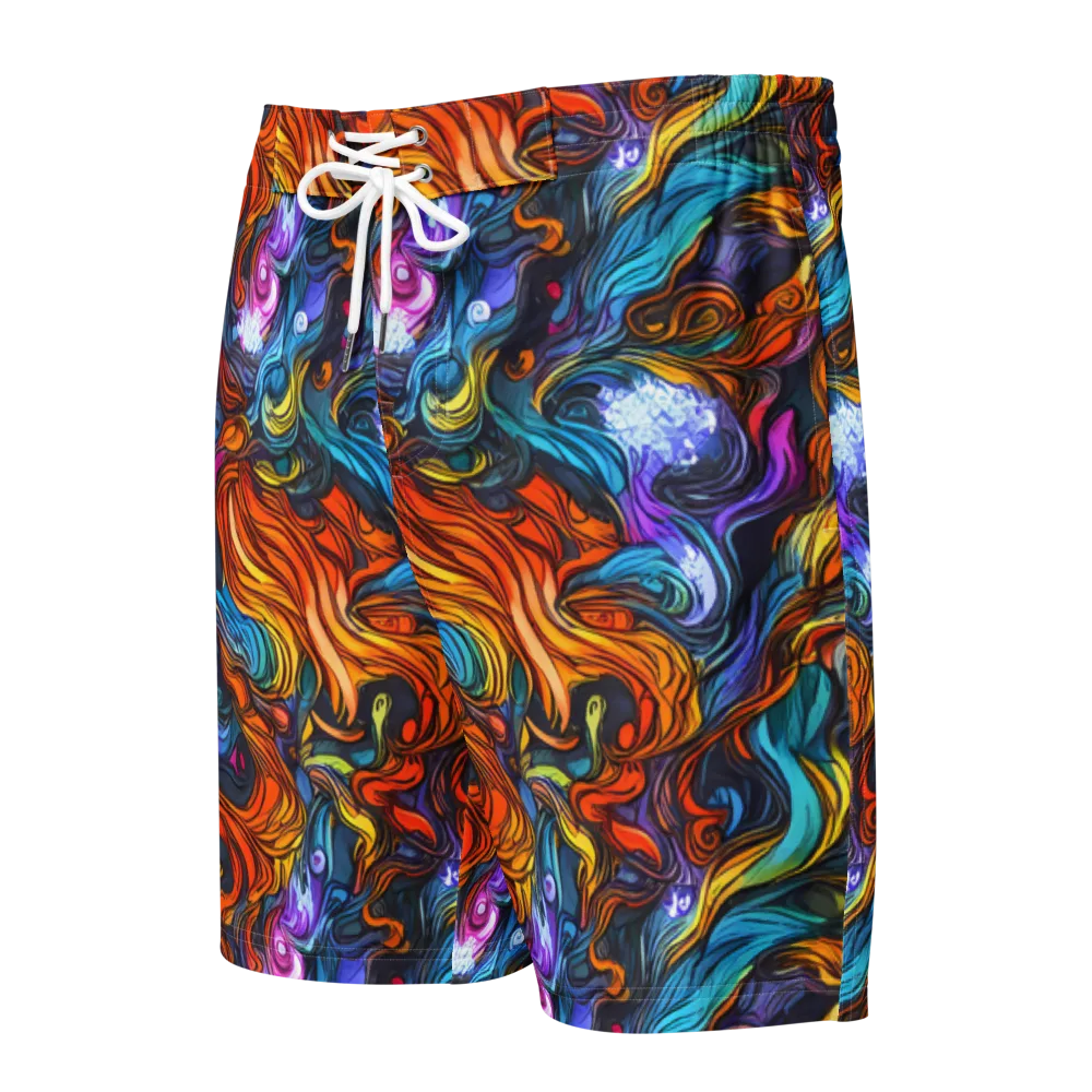 Guiard's Whirl on Men's Board Shorts — Front
