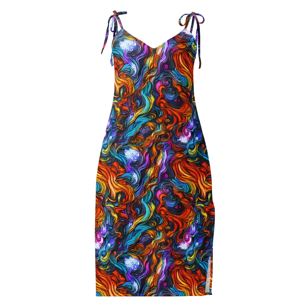 Guiard's Whirl on Slip Dress — Front