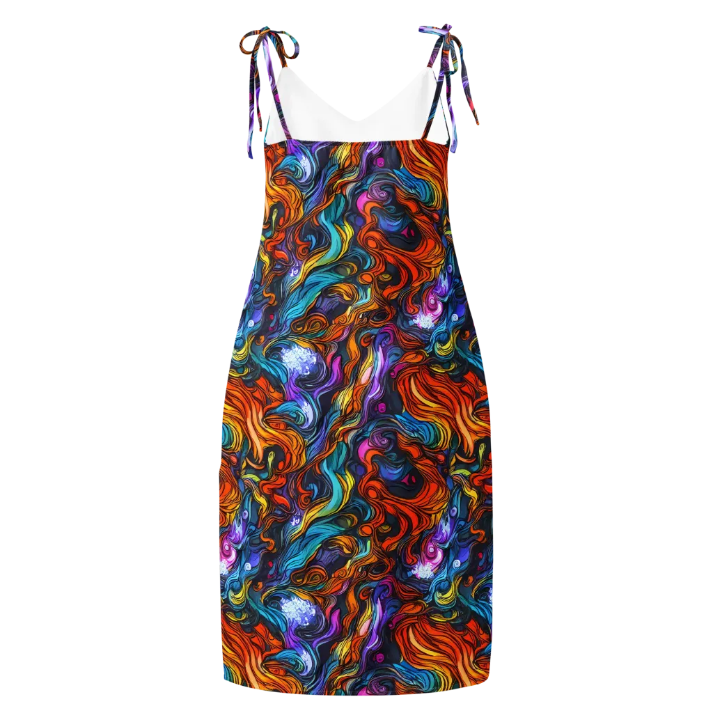 Guiard's Whirl on Slip Dress — Back