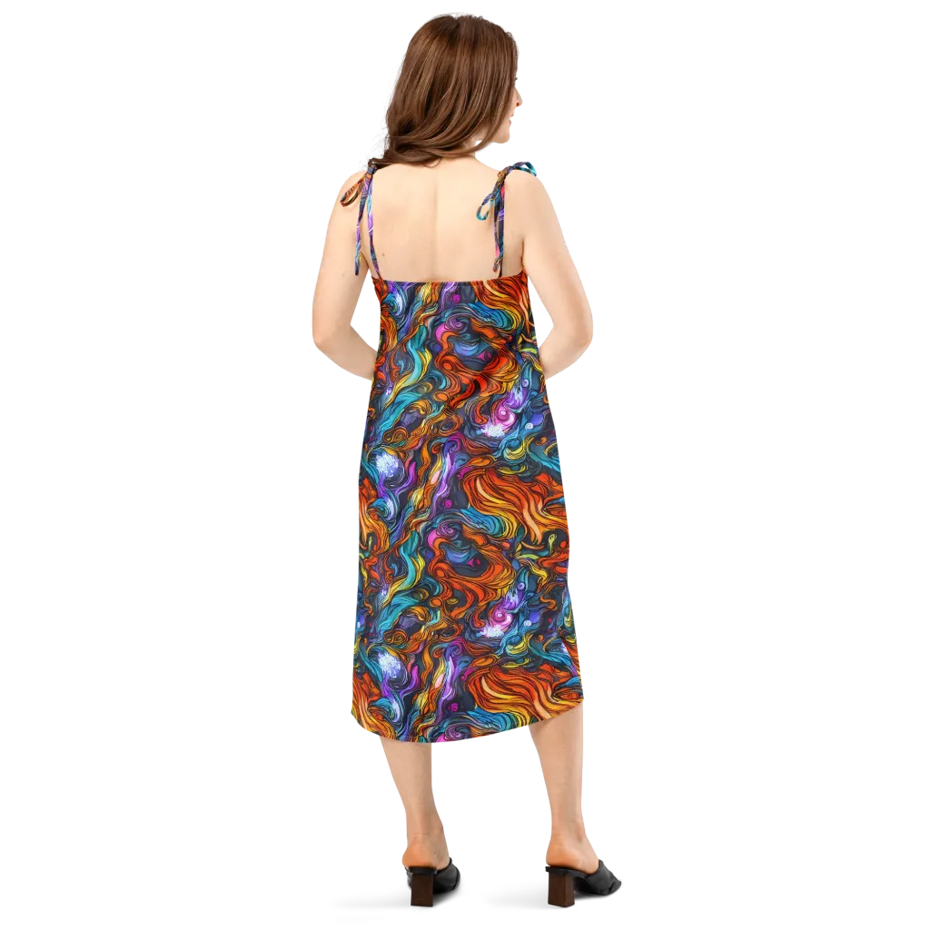 Guiard's Whirl on Slip Dress — Back