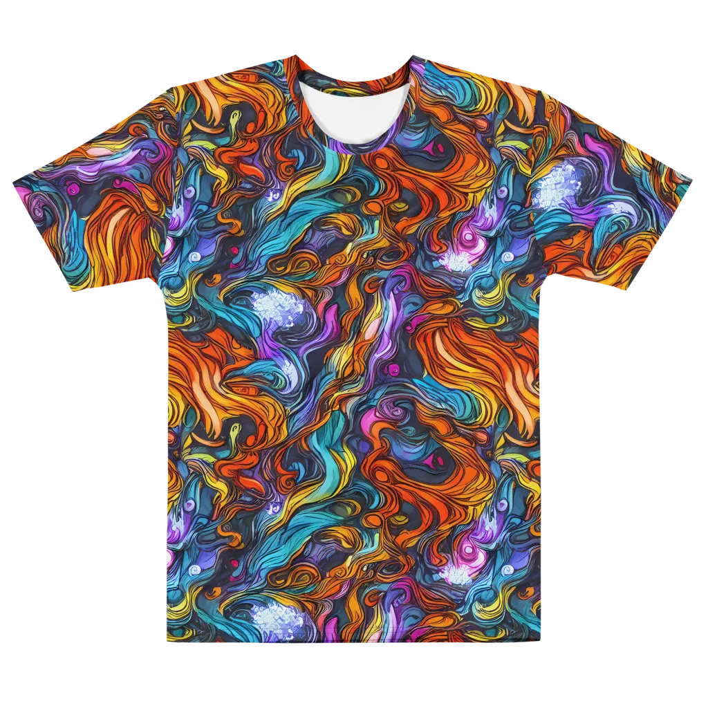 Guiard's Whirl on Men's Cotton Crew Neck T-Shirt — Front
