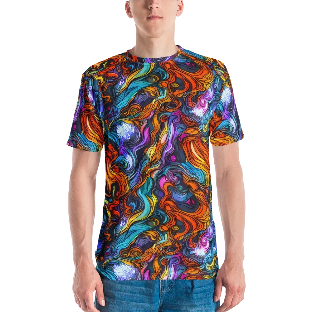 Guiard's Whirl on Men's Crew Neck T-Shirt — Front