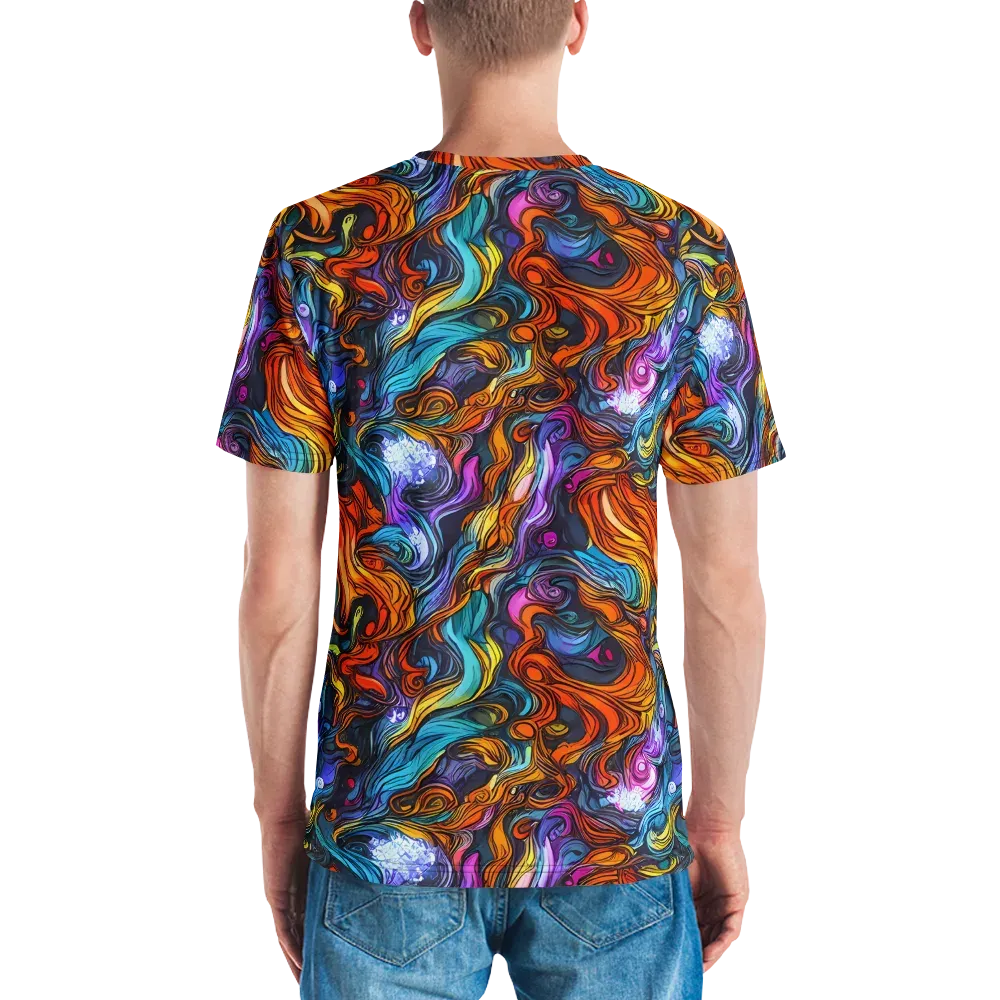 Guiard's Whirl on Men's Crew Neck T-Shirt — Back
