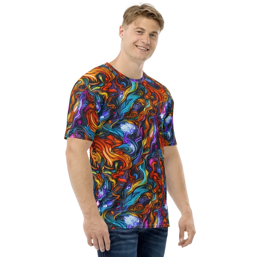 Guiard's Whirl on Men's Crew Neck T-Shirt — Right