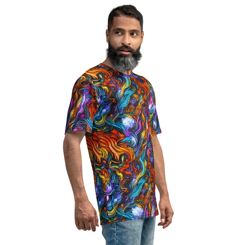 Guiard's Whirl on Men's Crew Neck T-Shirt — Right