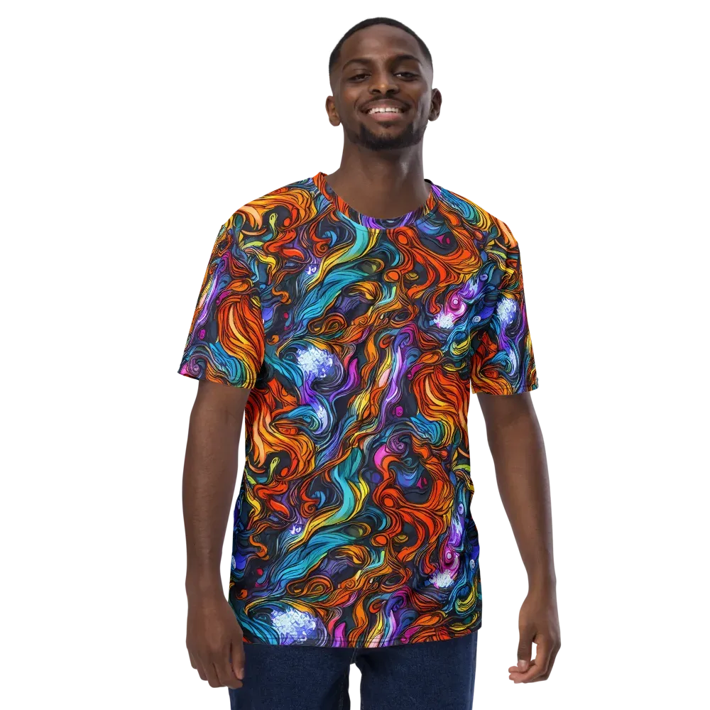 Guiard's Whirl on Men's Crew Neck T-Shirt — Front