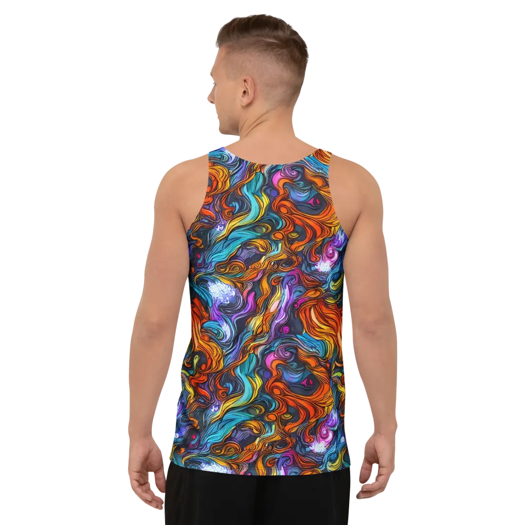 Guiard's Whirl on Men's Tank Top — Back