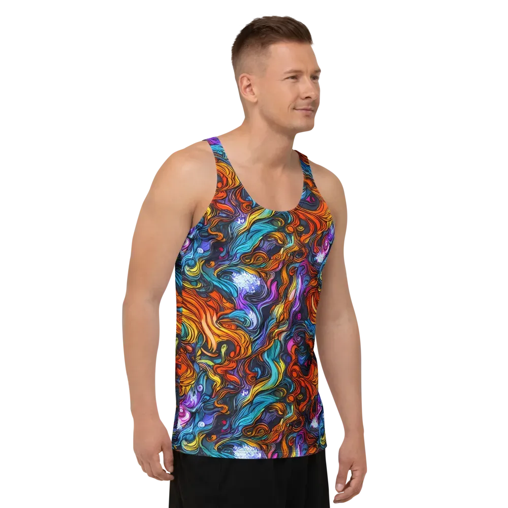 Guiard's Whirl on Men's Tank Top — Right Front