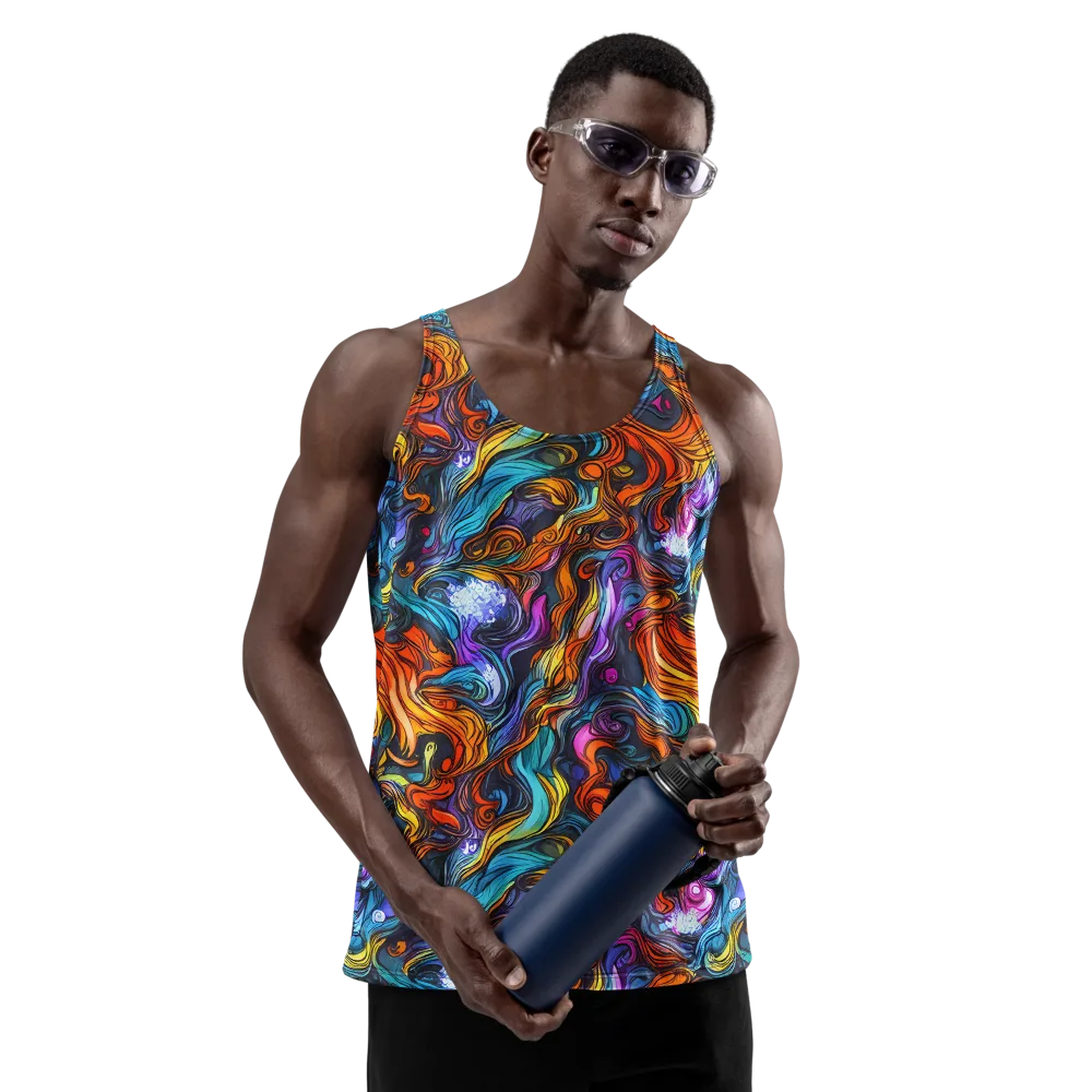 Guiard's Whirl on Men's Tank Top — Front