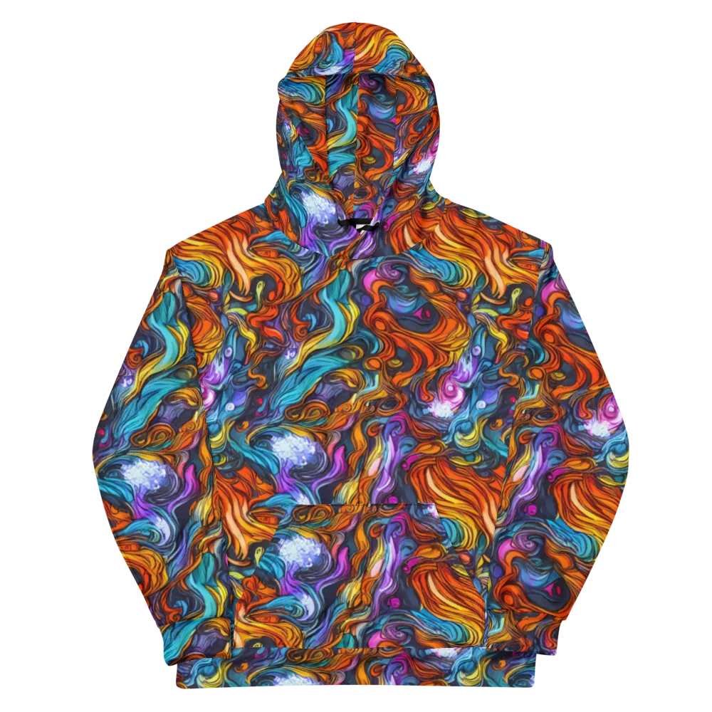Guiard's Whirl on Cotton Hoodie — Front