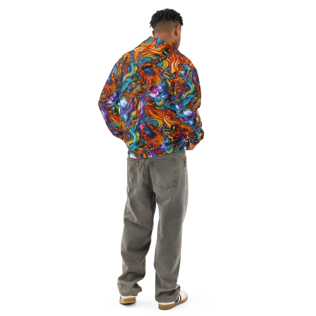 Guiard's Whirl on Cotton Hoodie — Back