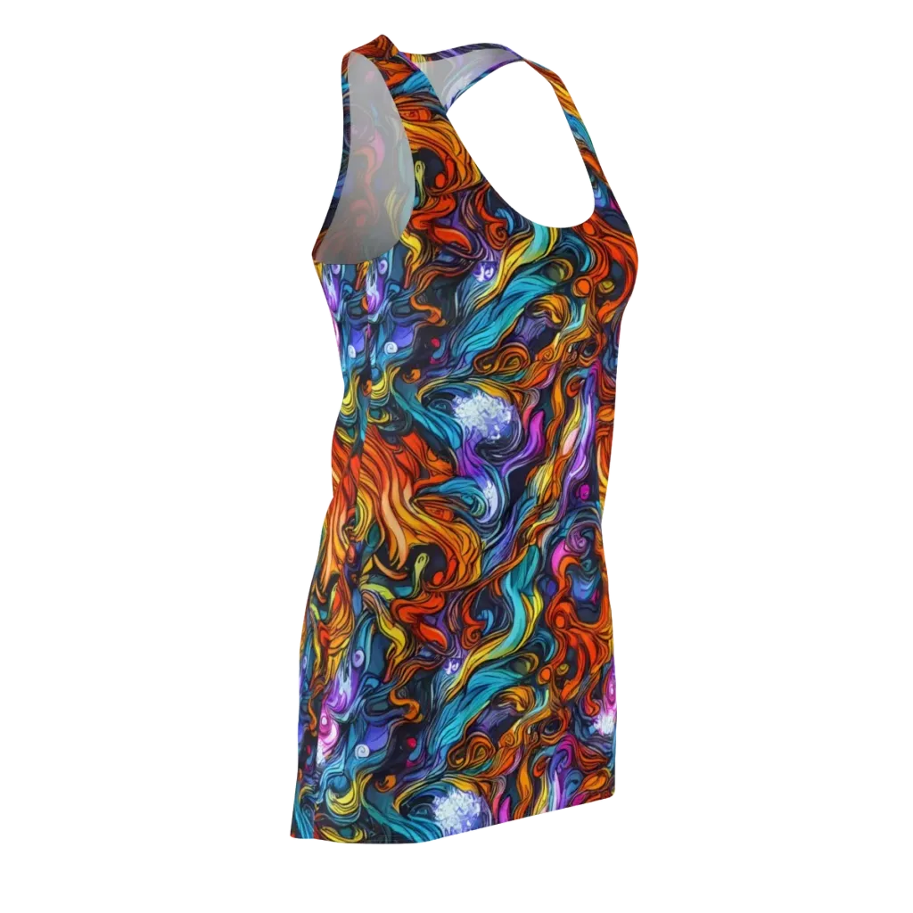 Guiard's Whirl on Racerback Dress — Front Side