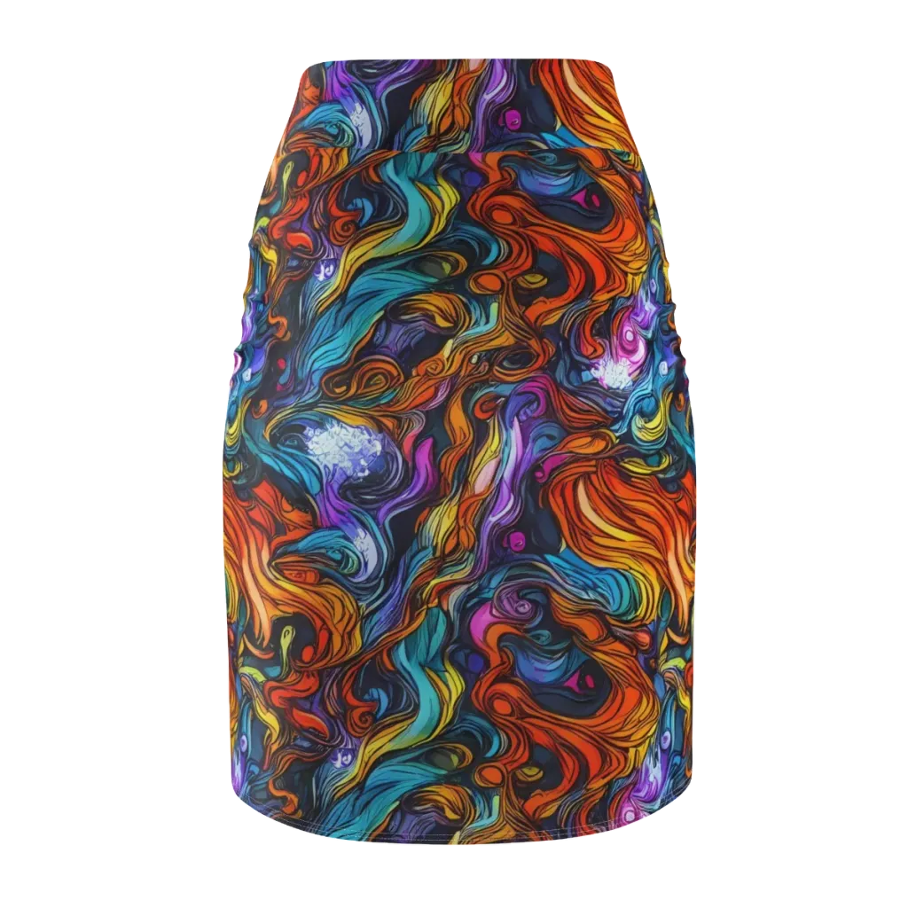 Guiard's Whirl on Pencil Skirt — Back