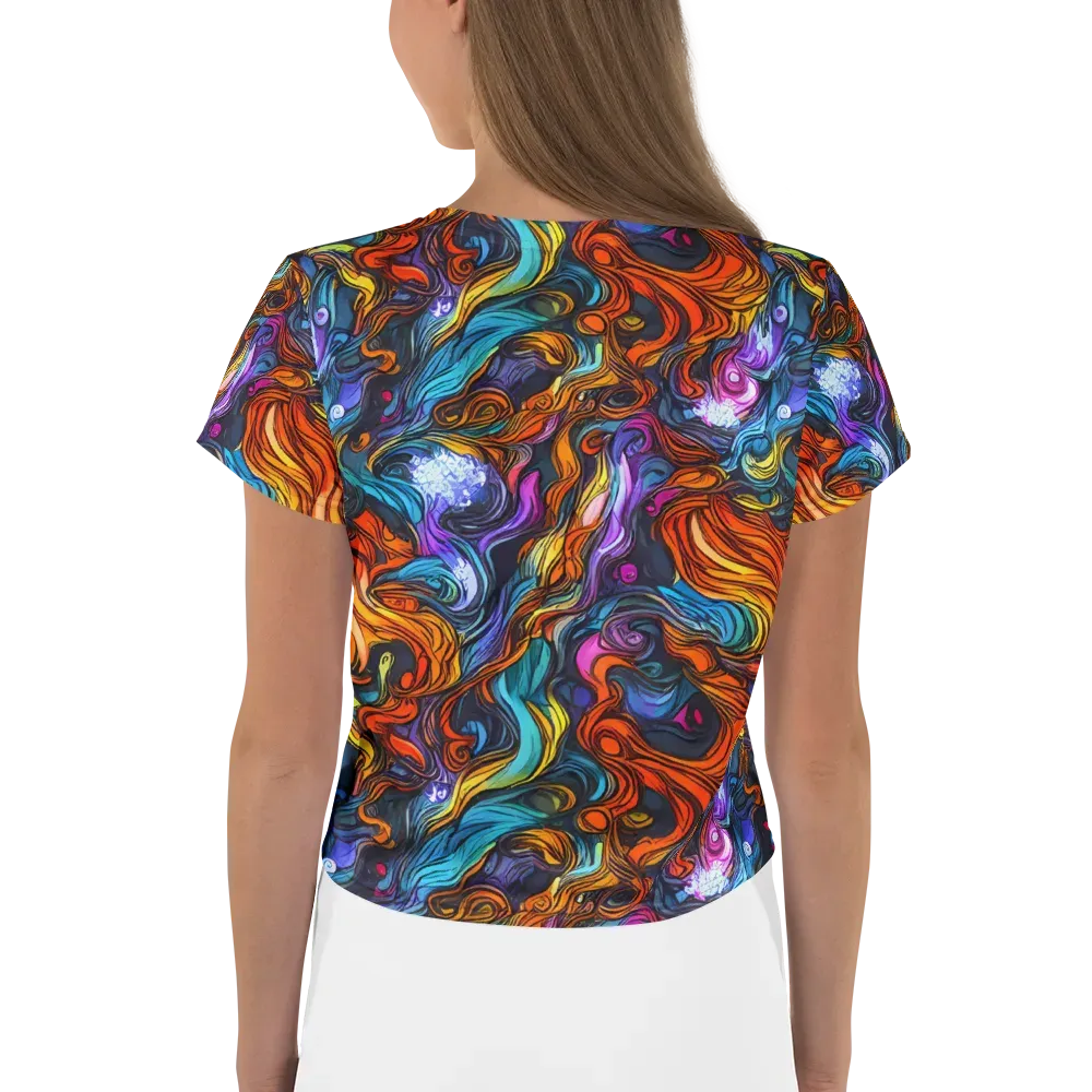 Guiard's Whirl on Crop Tee — Back