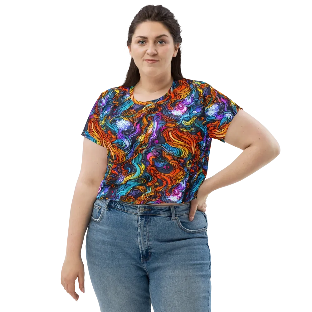 Guiard's Whirl on Crop Tee — Front