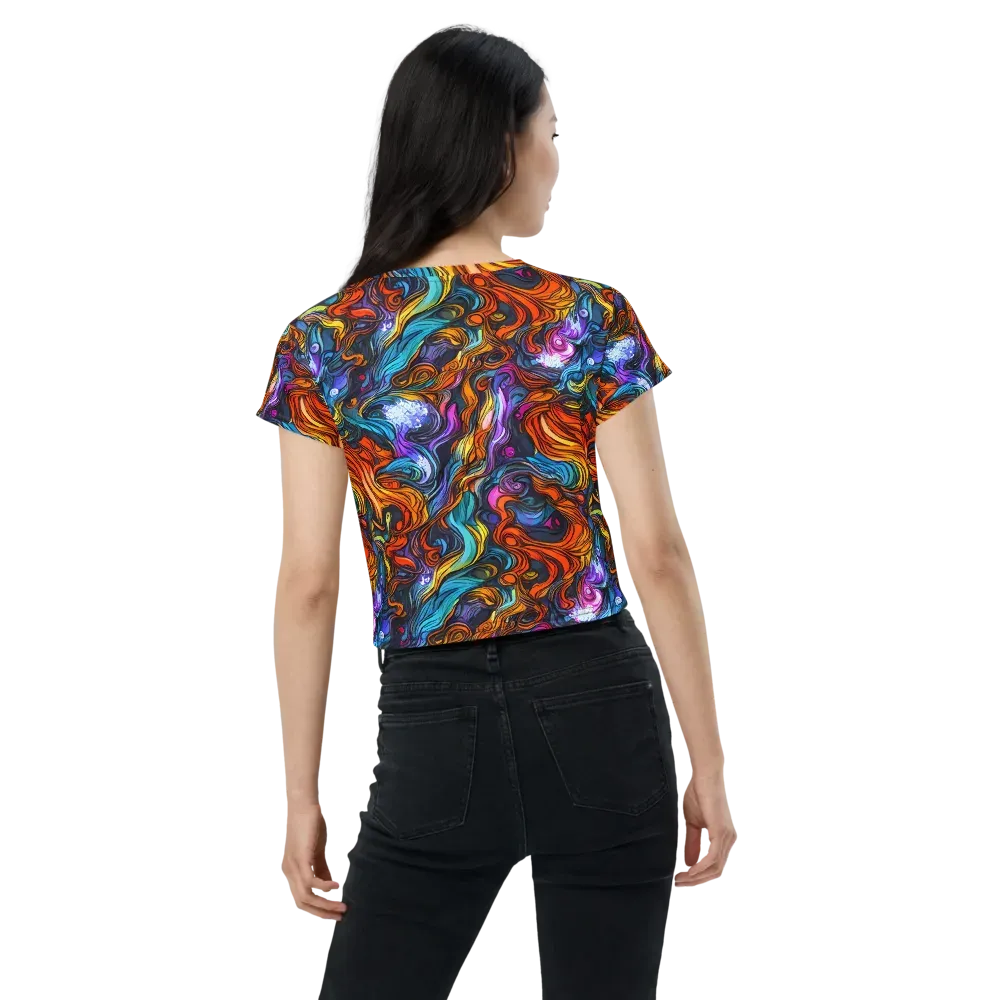 Guiard's Whirl on Crop Tee — Back