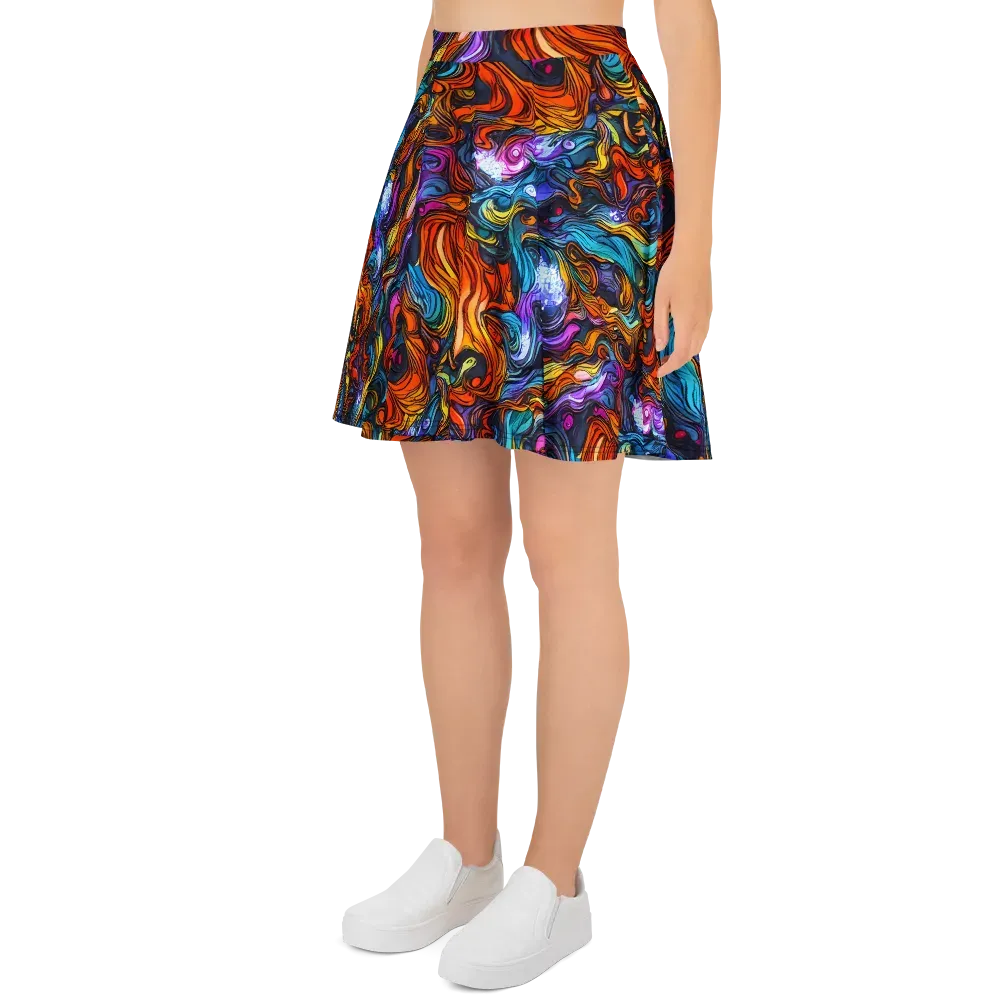 Guiard's Whirl on Skater Skirt — Left