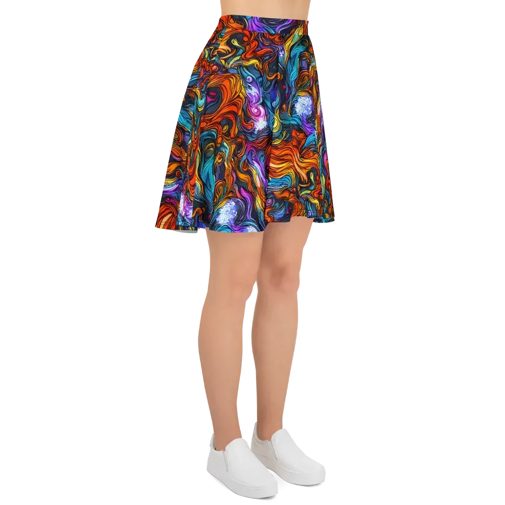 Guiard's Whirl on Skater Skirt — Right