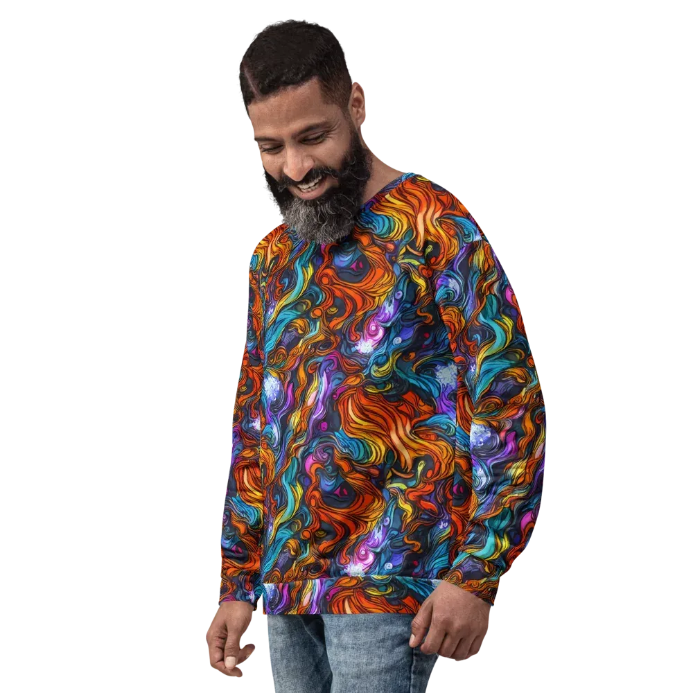 Guiard's Whirl on Sweatshirt — Left Front