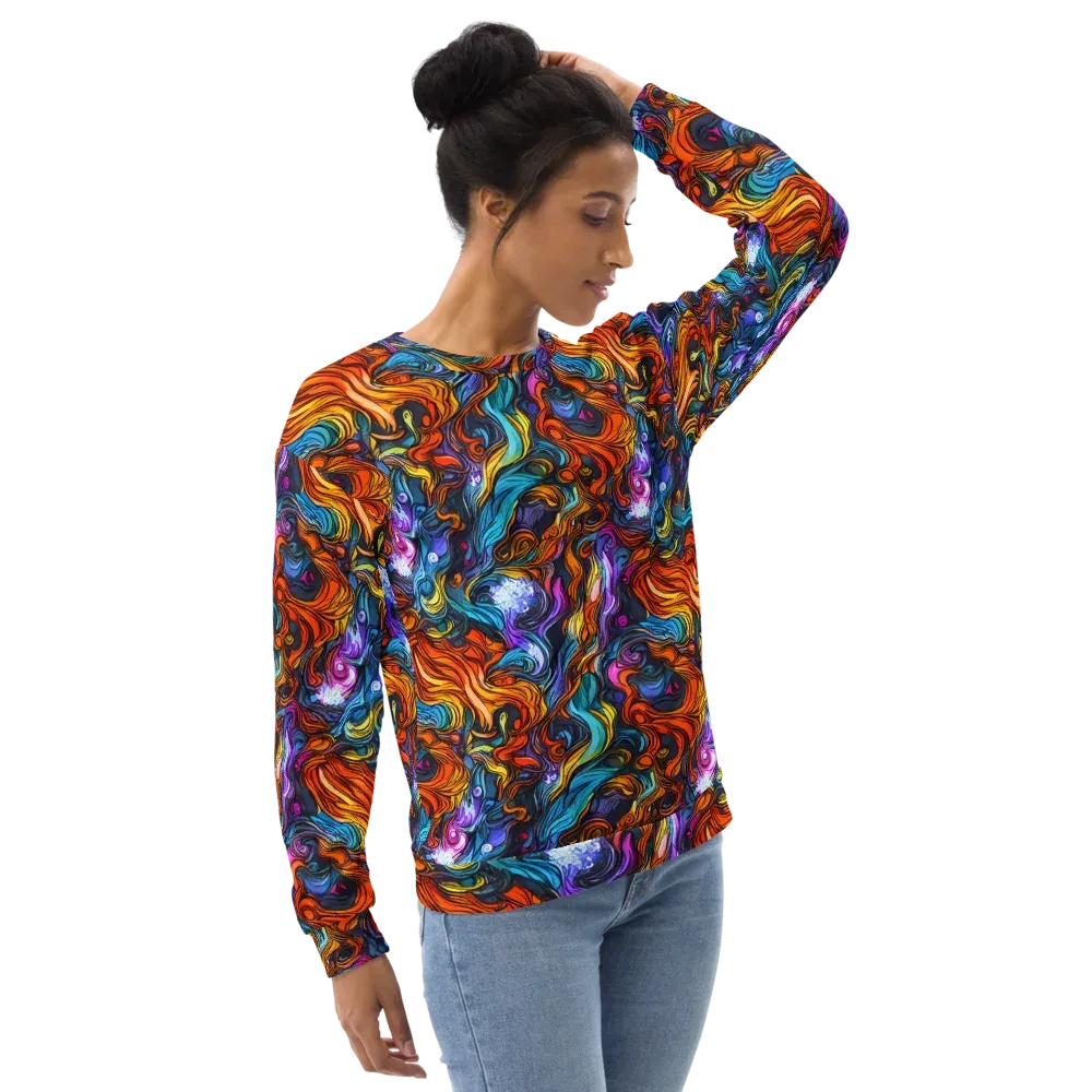 Guiard's Whirl on Sweatshirt — Right Front