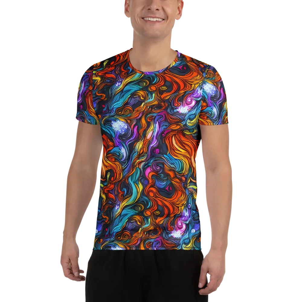 Guiard's Whirl on Men's Athletic T-Shirt — Front