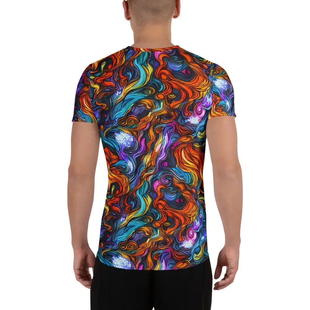 Guiard's Whirl on Men's Athletic T-Shirt — Back