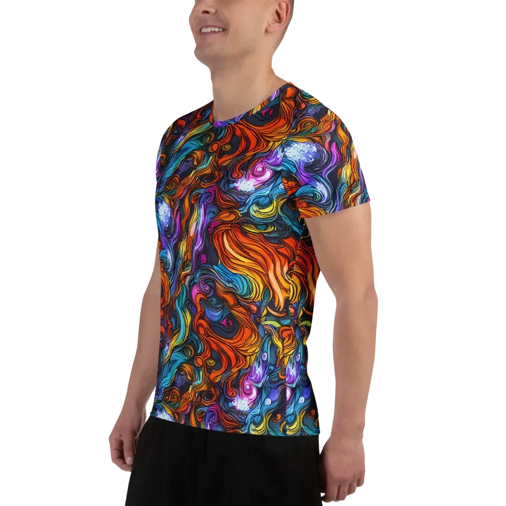 Guiard's Whirl on Men's Athletic T-Shirt — Left