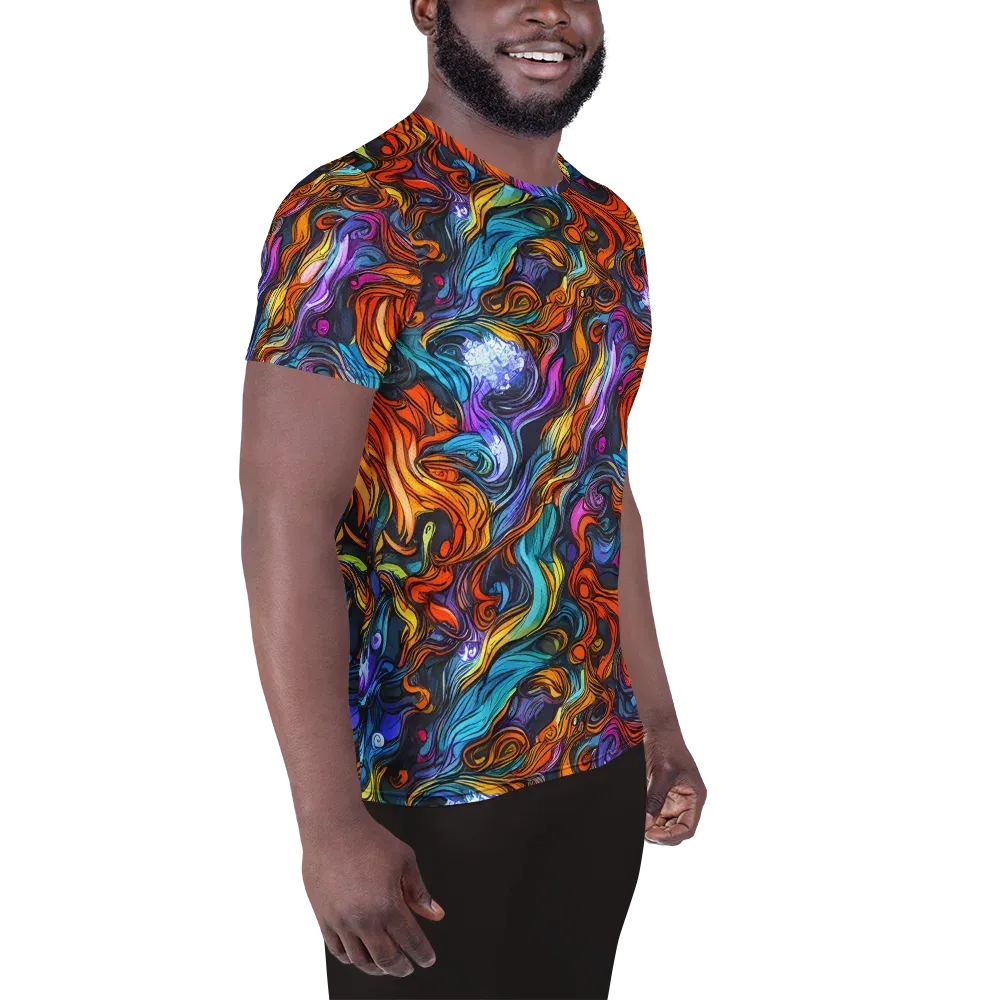 Guiard's Whirl on Men's Athletic T-Shirt — Right