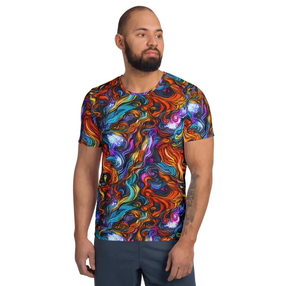 Guiard's Whirl on Men's Athletic T-Shirt — Front