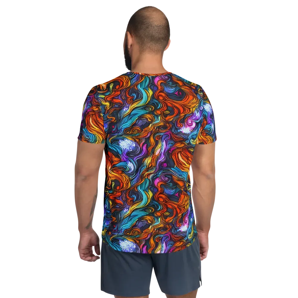 Guiard's Whirl on Men's Athletic T-Shirt — Back