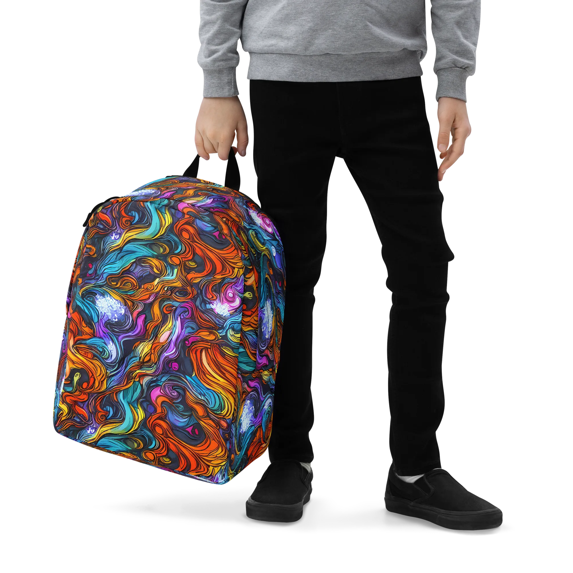 Guiard's Whirl on Minimalist Backpack — Zoomed-in