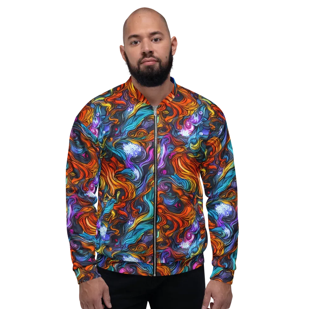 Guiard's Whirl on Bomber Jacket — Front
