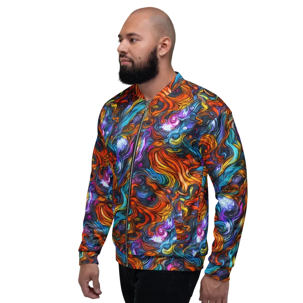 Guiard's Whirl on Bomber Jacket — Left