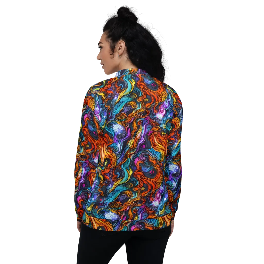 Guiard's Whirl on Bomber Jacket — Back