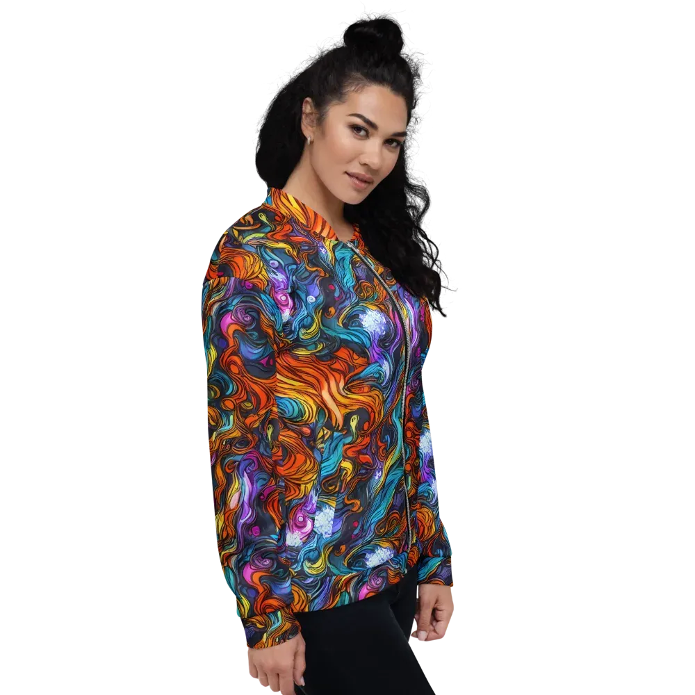 Guiard's Whirl on Bomber Jacket — Right