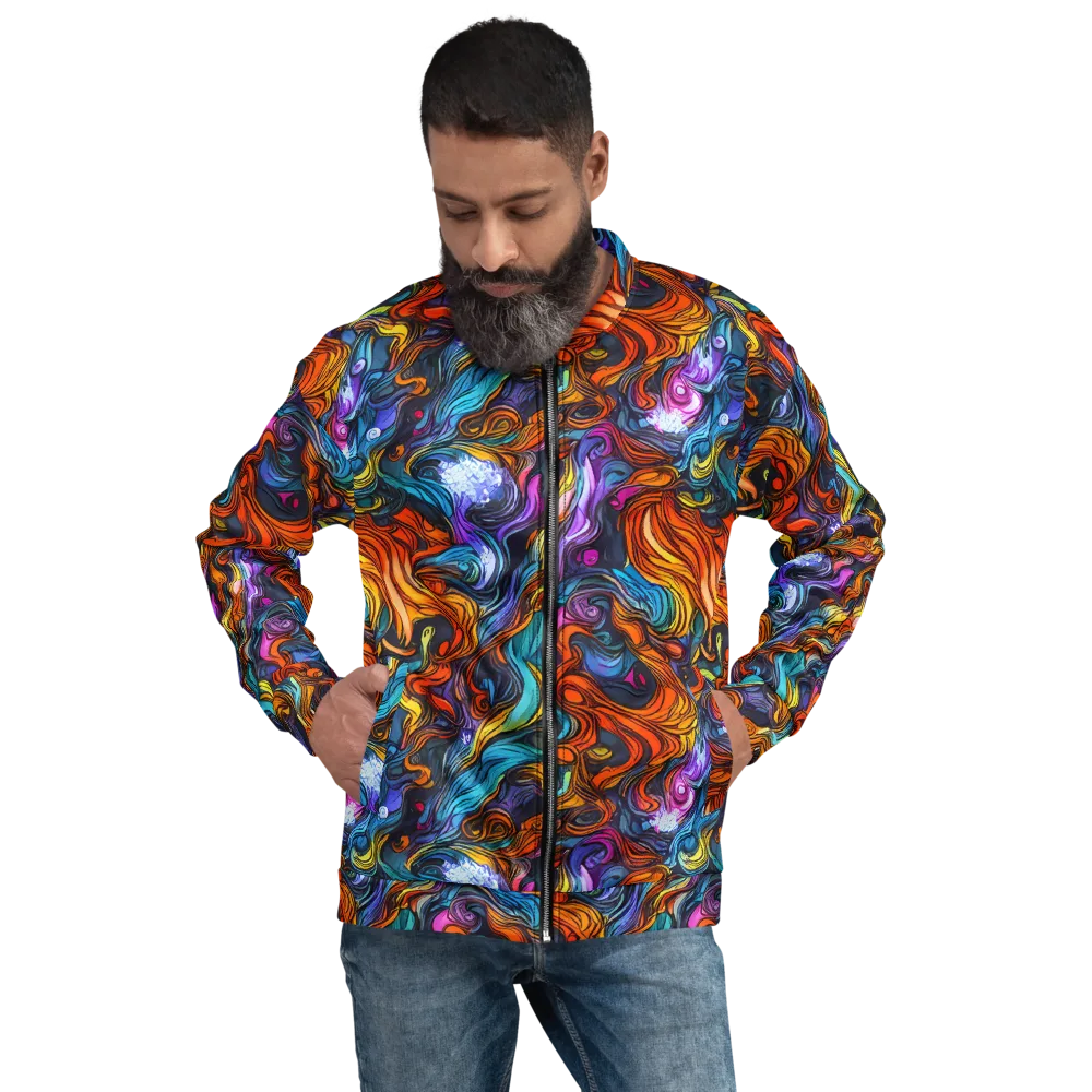 Guiard's Whirl on Bomber Jacket — Front