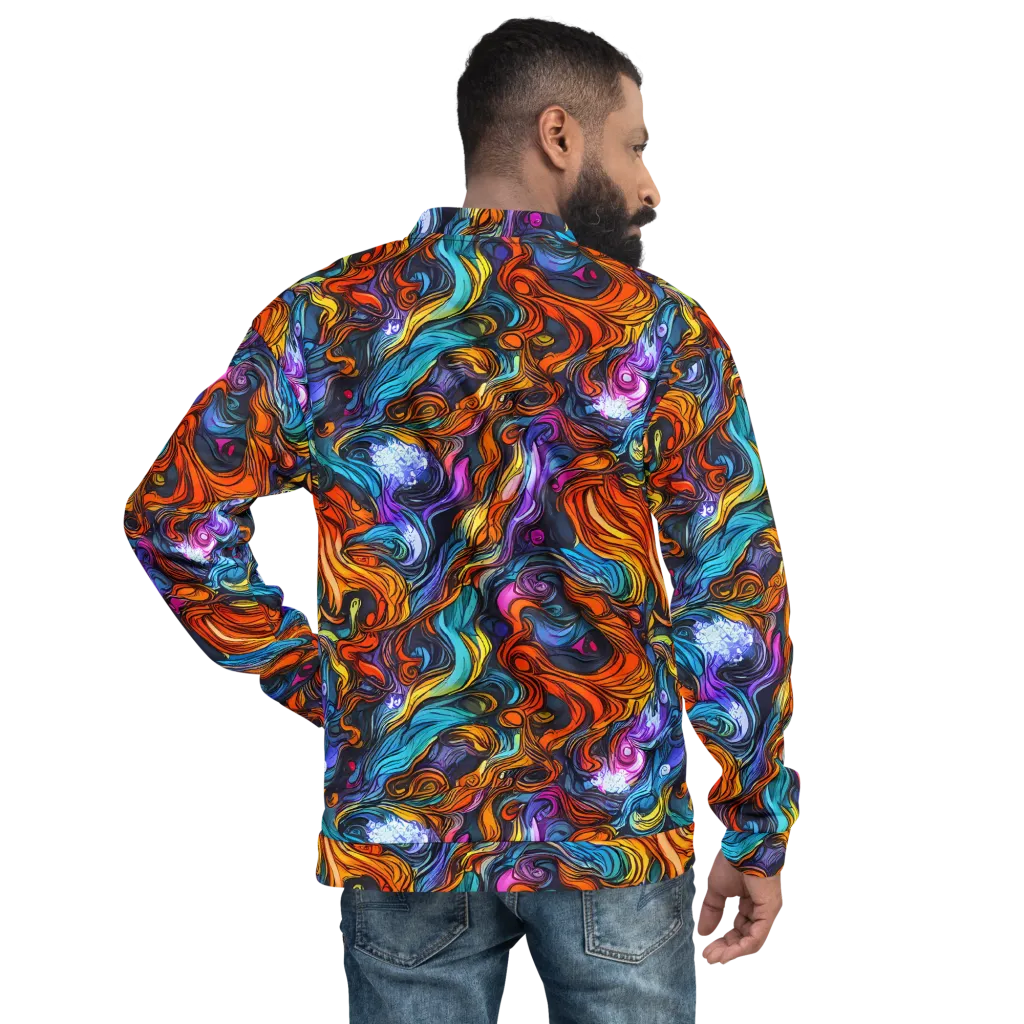 Guiard's Whirl on Bomber Jacket — Back