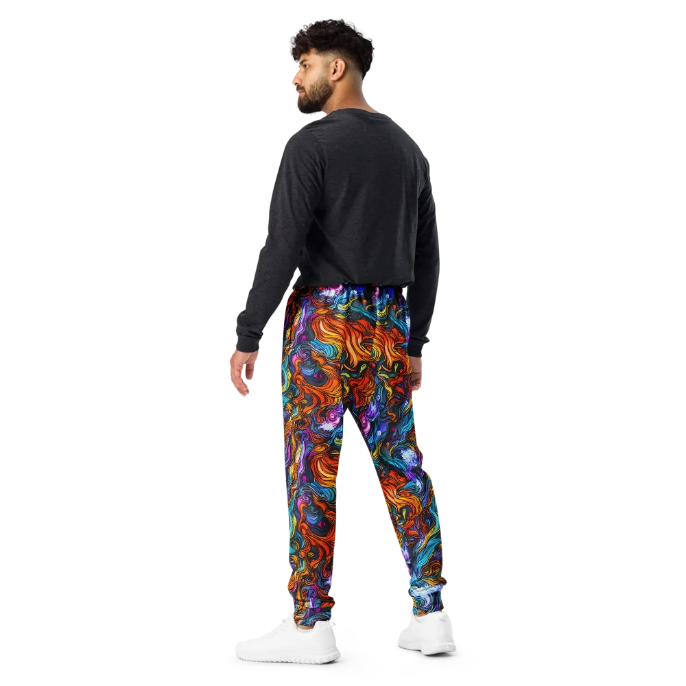 Guiard's Whirl on Men's Joggers — Back