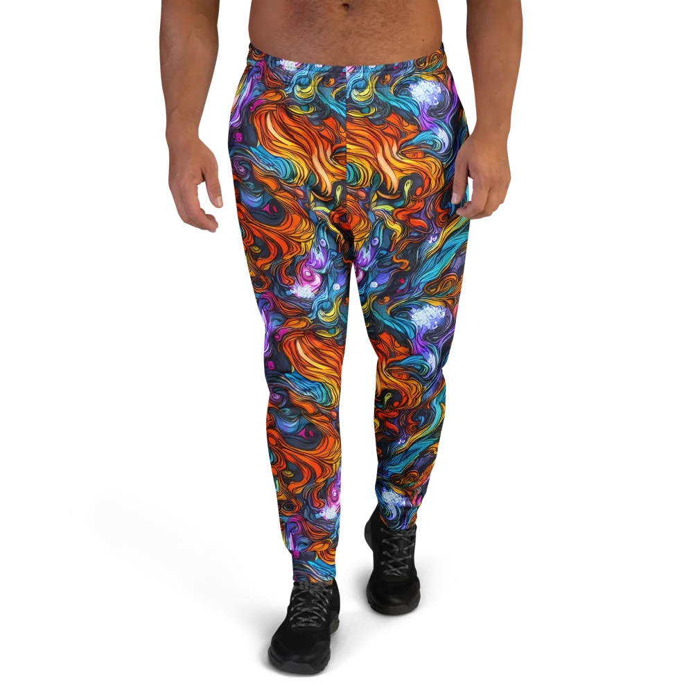 Guiard's Whirl on Men's Joggers — Front