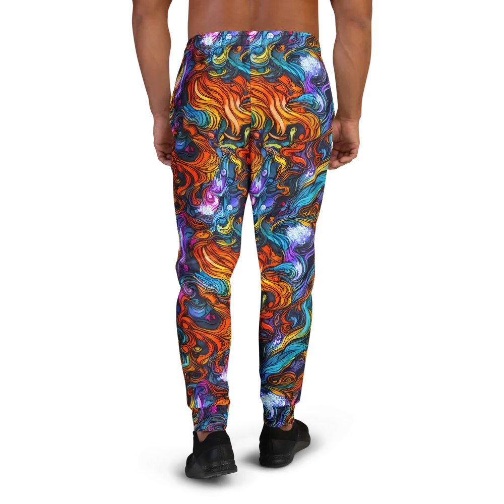 Guiard's Whirl on Men's Joggers — Back