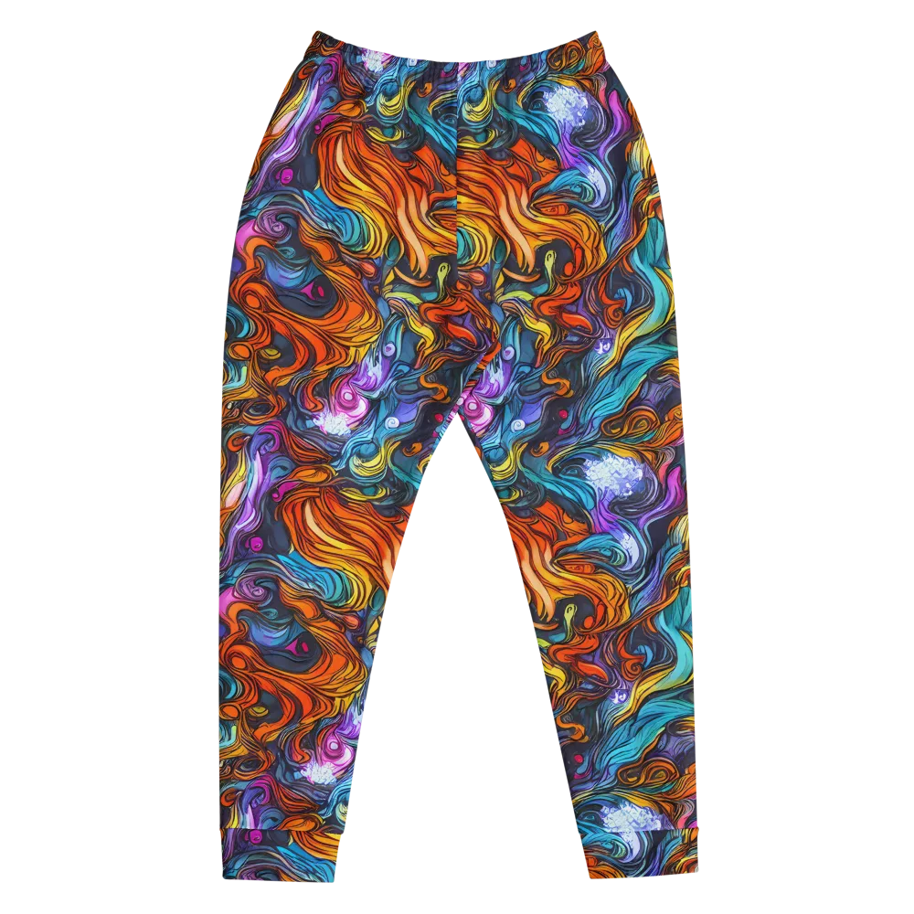 Guiard's Whirl on Men's Joggers — Front