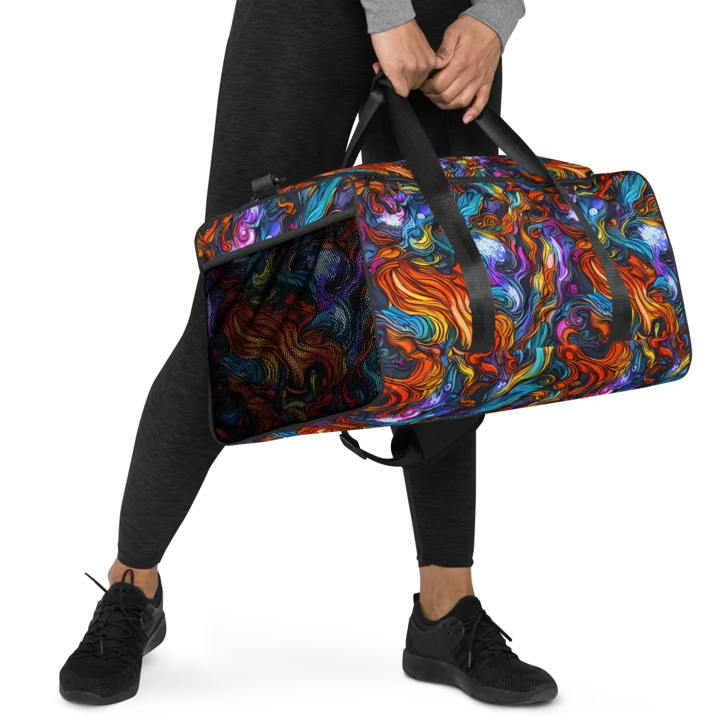 Guiard's Whirl on Duffle Bag — Right Front