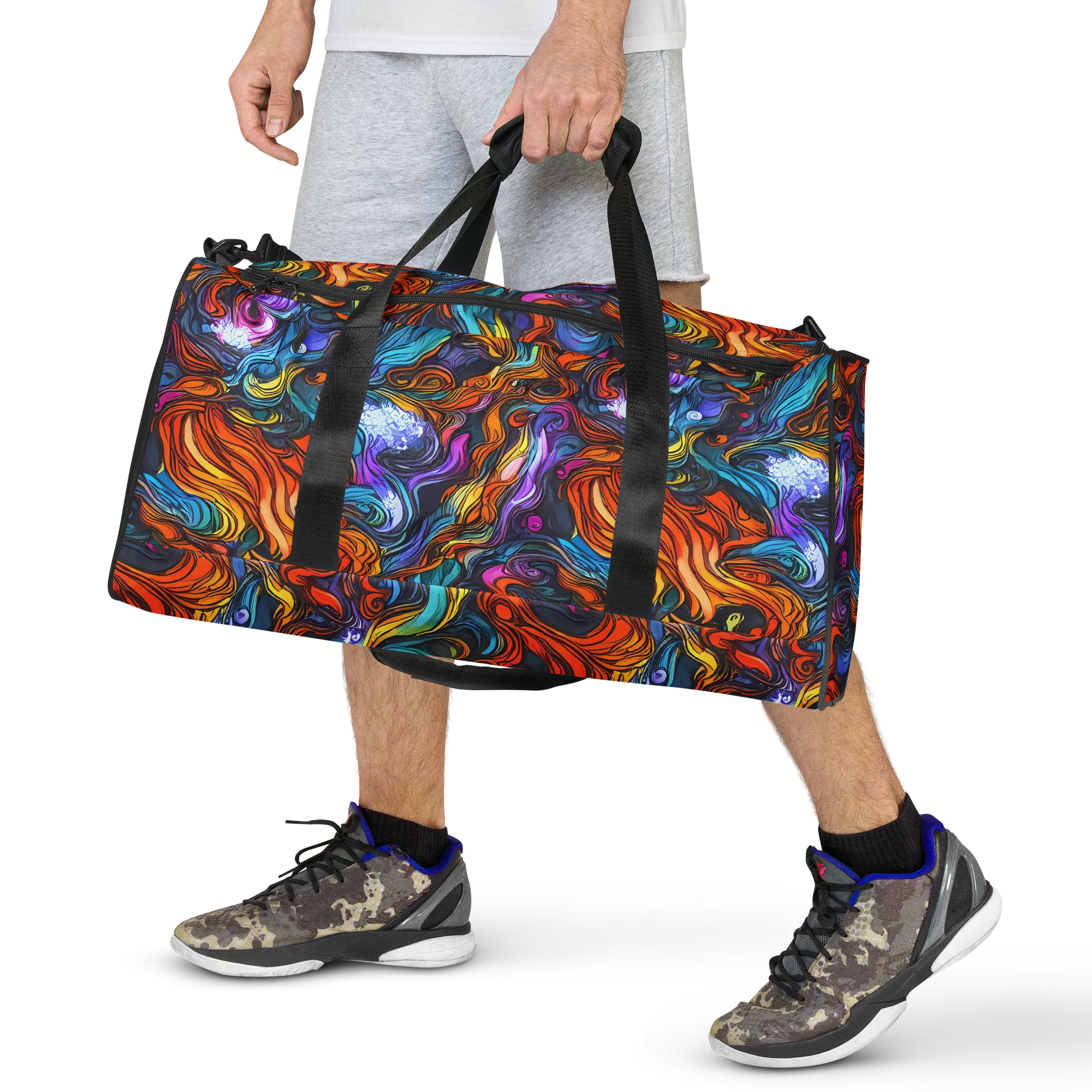Guiard's Whirl on Duffle Bag — Front
