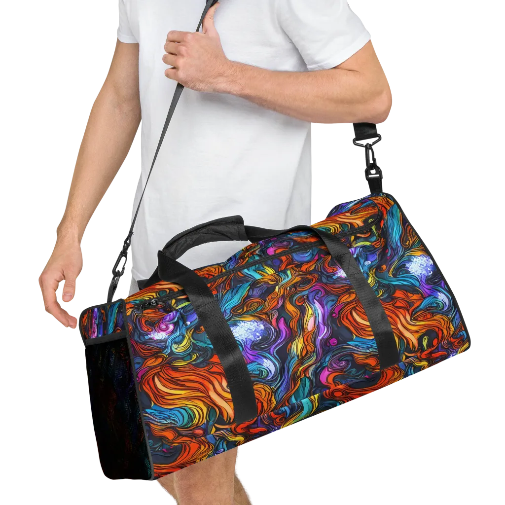 Guiard's Whirl on Duffle Bag — Right Front