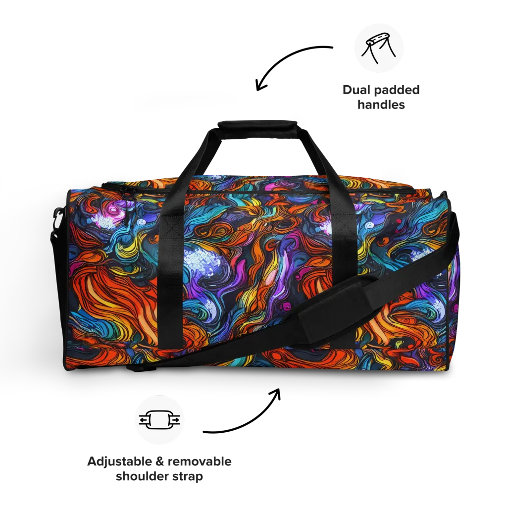 Guiard's Whirl on Duffle Bag — Front