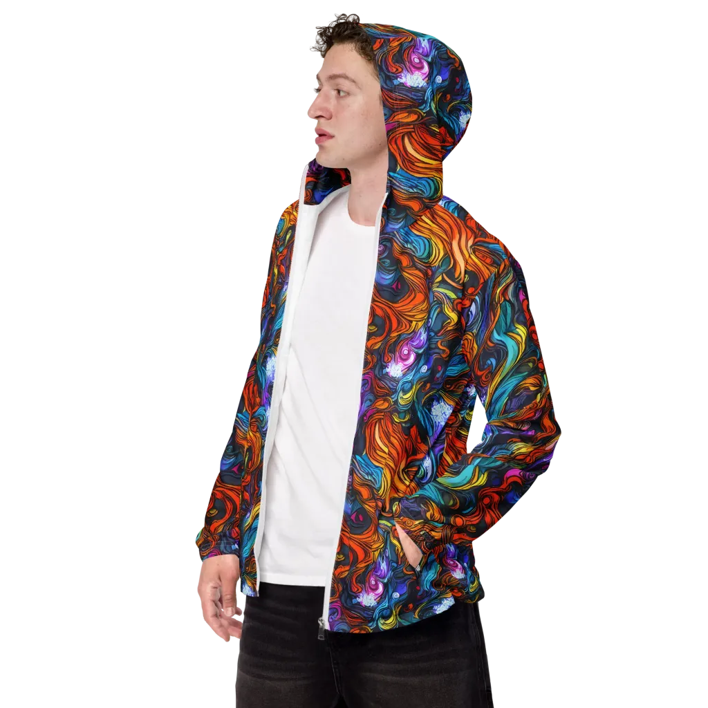 Guiard's Whirl on Men's Windbreaker — Left Front