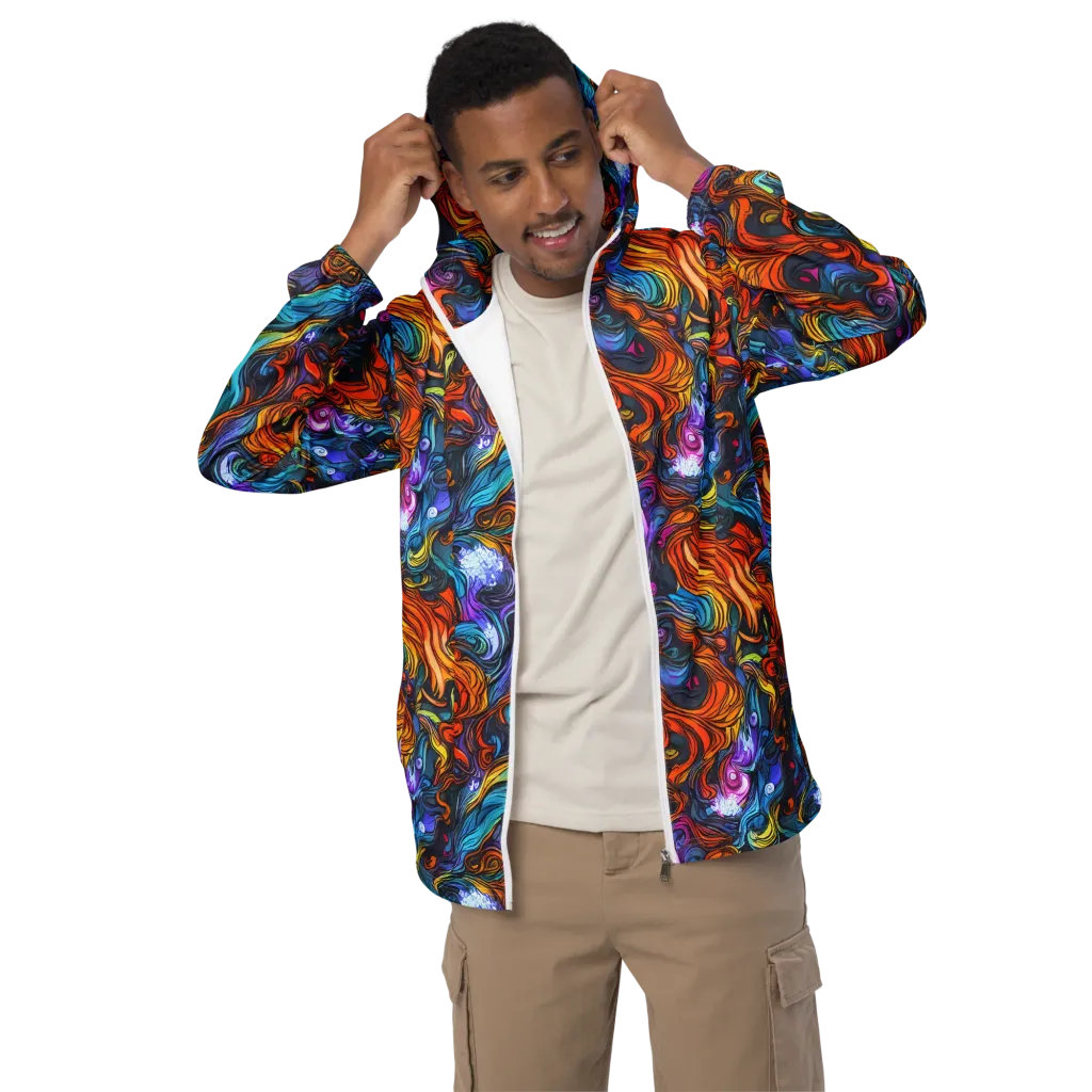 Guiard's Whirl on Men's Windbreaker — Front