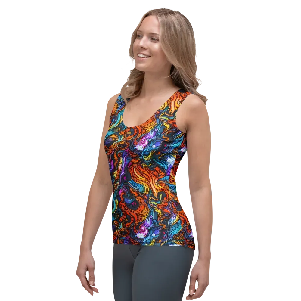 Guiard's Whirl on Women's Tank Top — Left Front