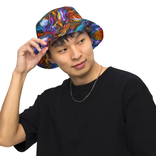 Guiard's Whirl on a Reversible Bucket Hat
