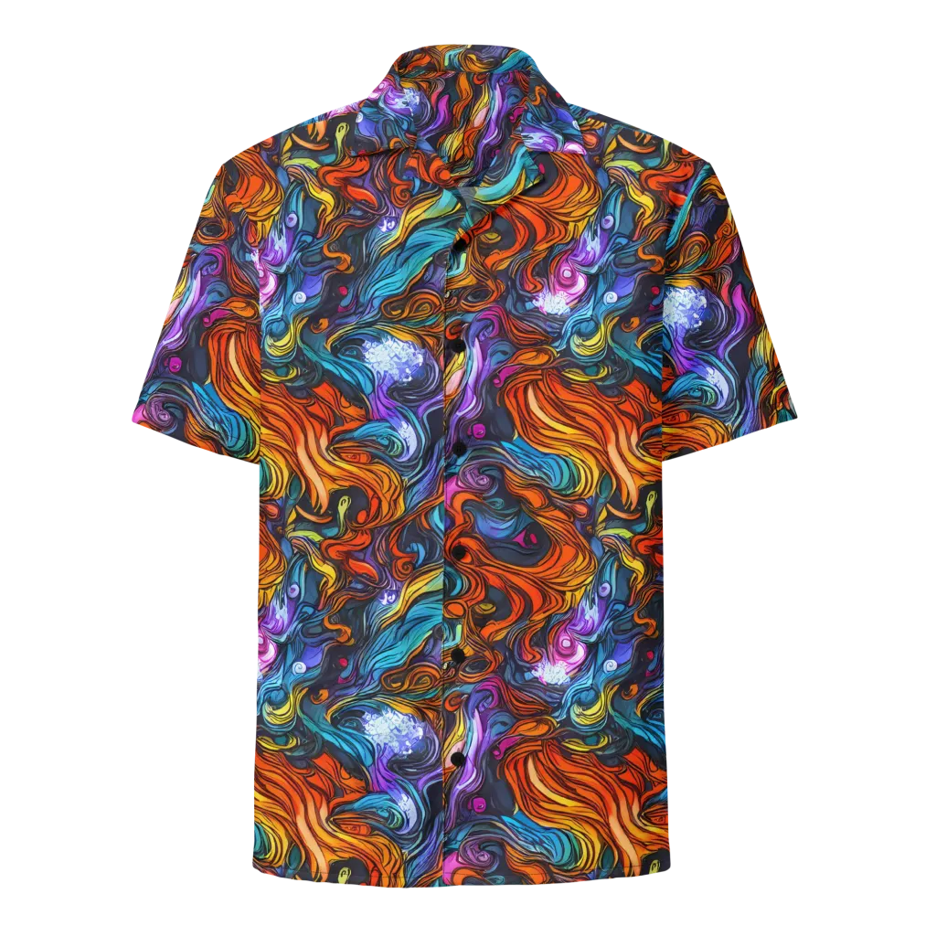 Guiard's Whirl on Button Shirt — Front